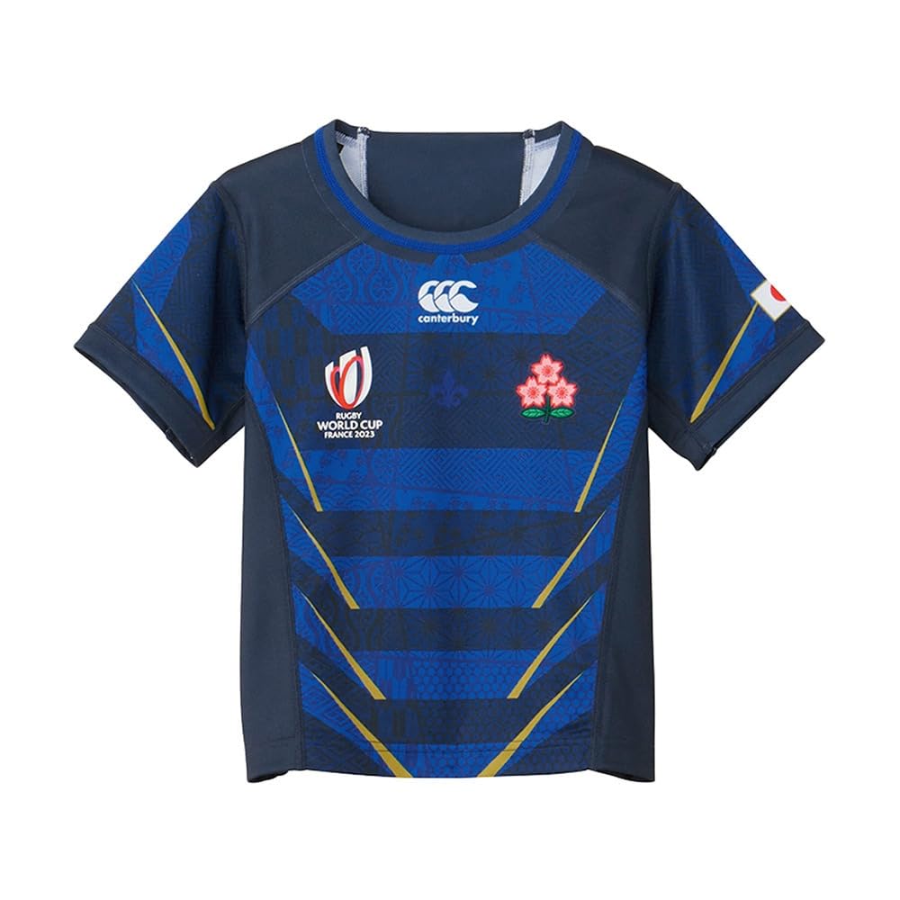 Canterbury Япония RWC 2023 Детская Реплика Альтернативной Игровой Формы, Размер 29, Темно-синий, Размер 140