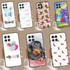 Cartoon Dachshund Sausage Dog For Samsung Galaxy M31s M13 M33 M53 M52 M32 M12 M14 M34 M54 M11 M21 M51 M20 M15 M55 Case