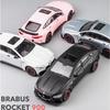 1:24 Металевий Імітаційний Brabus 900 AMG GT63 Сплавний Іграшковий Автомобіль Модель Колекція Автомобільні Прикраси 6 Відкривних Дверей Складні Бічні Дзеркала