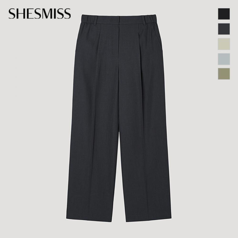 [She S miSS] Back Banding One Tuck Wide Setup pantS SwSSlp22050