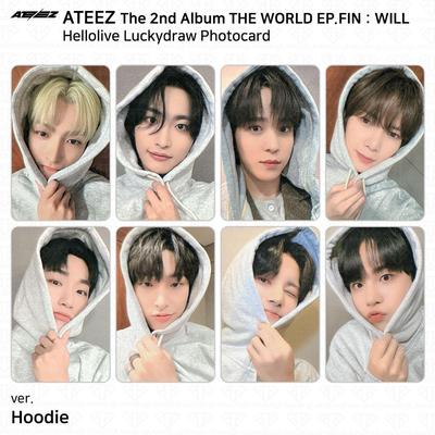 2ο άλμπουμ THE WORLD EP.FIN WILL Hellolive Lucky Draw Photocard KPOP K-POP