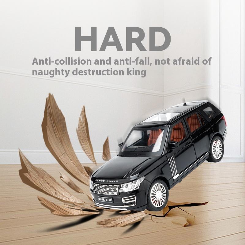1/24 Scale Land Rover Range Rover Alloy Diecast Car Model Off Road SUV Vehicle Car Exhibition Ornaments Collection Children Toy Gift