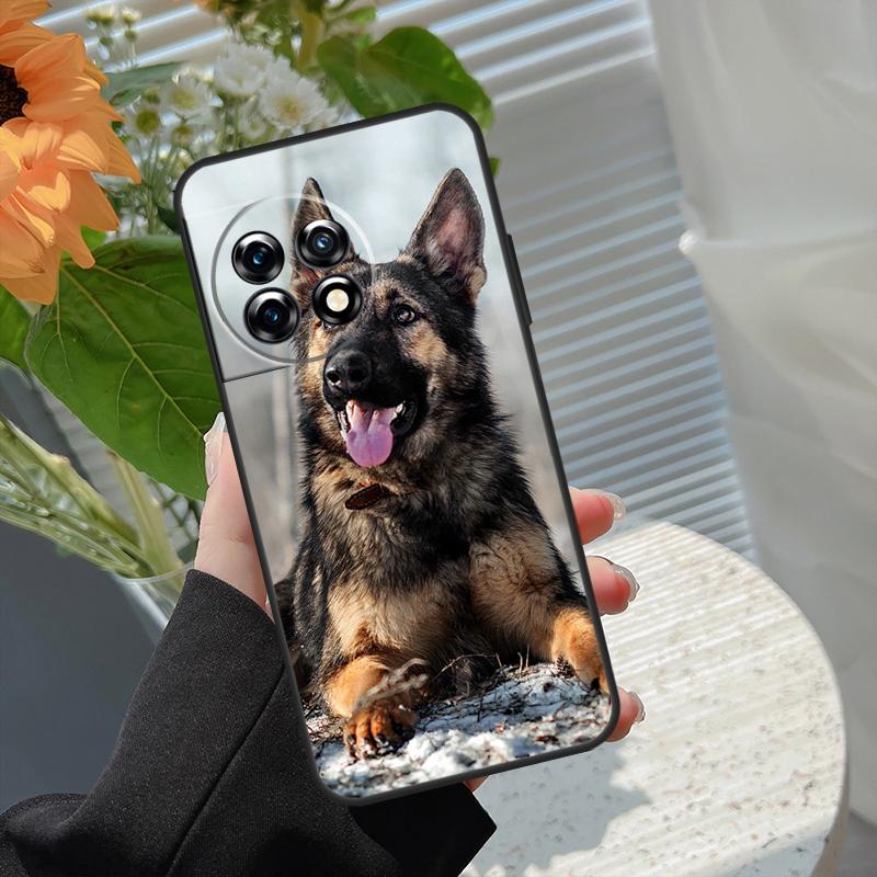 

German Shepherd Dog Case For OnePlus Nord 5 CE 2 3 4 Lite N20 N30 OnePlus 13T 13R 15 13 12 11 10 10T 8T 15R Cover OnePlus Nord CE3Lite