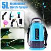 5L Electric Sprayer Rechargeable Battery Powered Sprayer with Adjustable Shoulder Strap Garden Sprayer for Yard Lawn and Garden