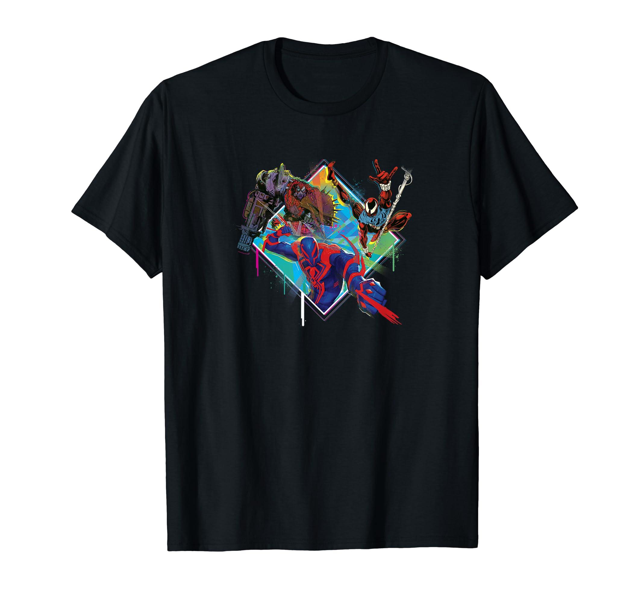 

Marvel Spider-Man: Into the Spider-Verse Part 1 Group Shot T-Shirt