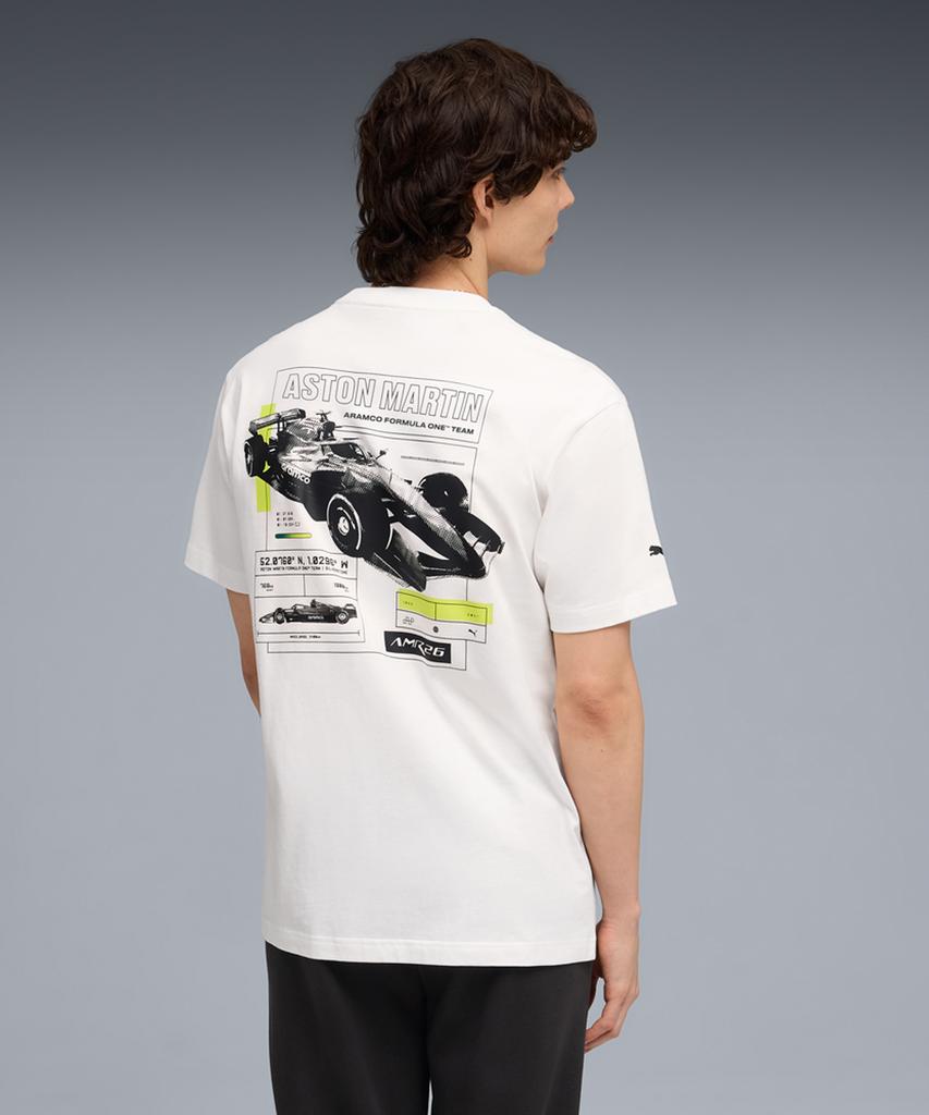 PUMA Amf1 Graphic Tee 2 (Regular) - White / 635388-02