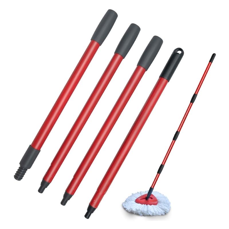4PCS Mop Replacement Handle Home Mop Replacement Stick Compatible with Most Mop Handle for Easy Wring Mop Refills