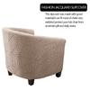 Stretch Tub Chair Cover Spandex Armchair Cover Leaves Jacquard Home Decor Club Sofa Slipcover for Living Room Couch Covers