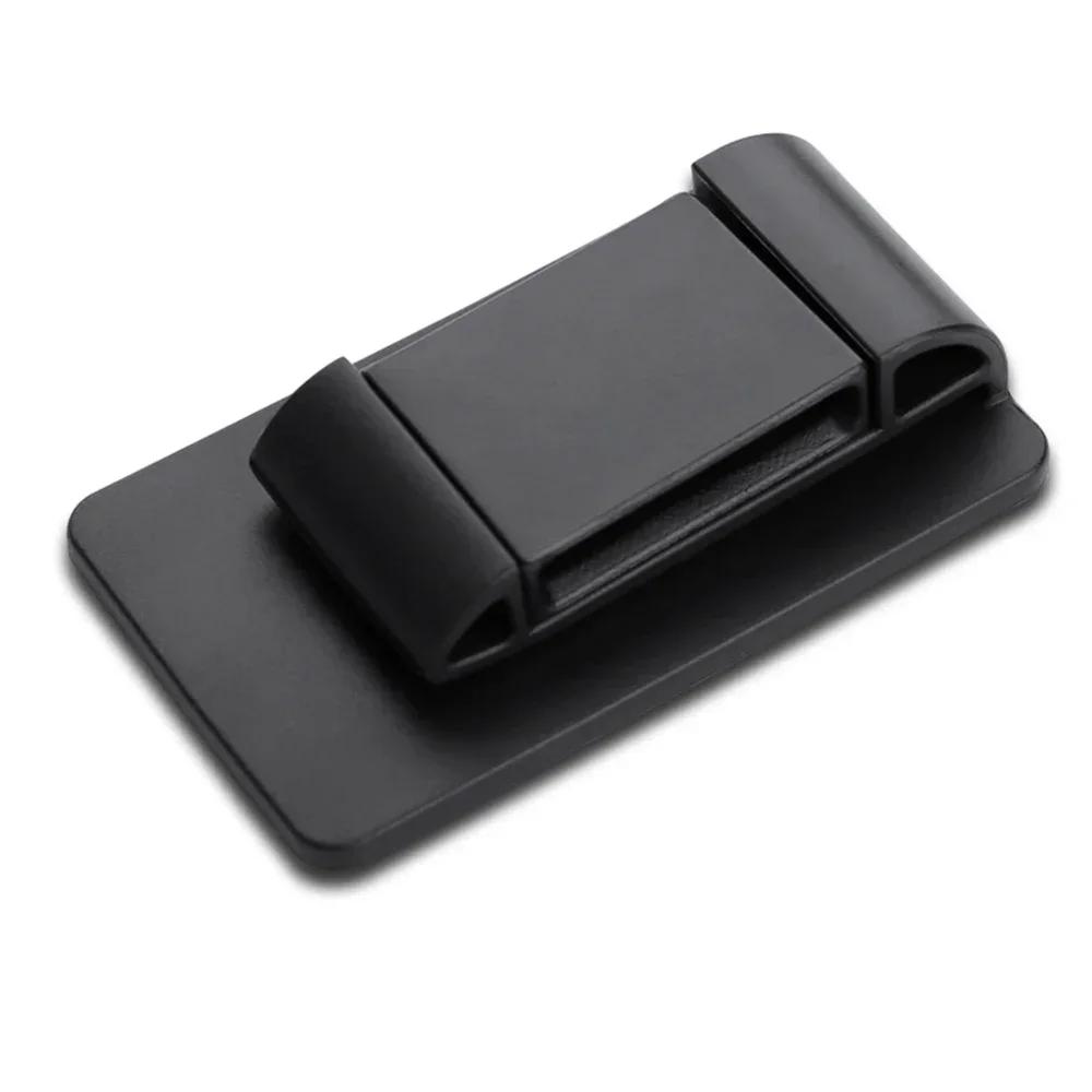 Car Seat Belt Limiter Buckle Stopper Self-adhesive Fixed Clip Buckle Safety Belt Adjusting Clip SeatBelt Accessories New чёрный