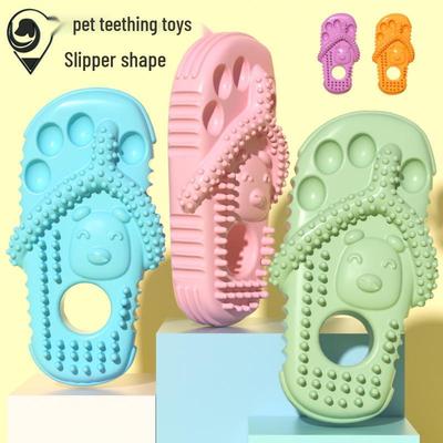 Dog Chew Toy: Slipper Shape, Bite-Resistant, Energy-Burning, Molar Cleaning Toy