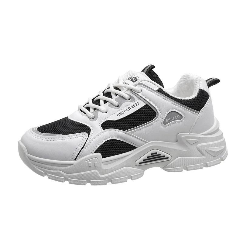 

Новые женские повседневные кроссовки, летняя обувь, женская сетчатая дышащая спортивная обувь на шнуровке для женщин, дизайнерская обувь для ходьбы на платформе 40