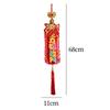 Chinese Dragon New Year Hanging Ornament Classic Elements Spring Festival Blessing Words for Home Office Decor Accessory