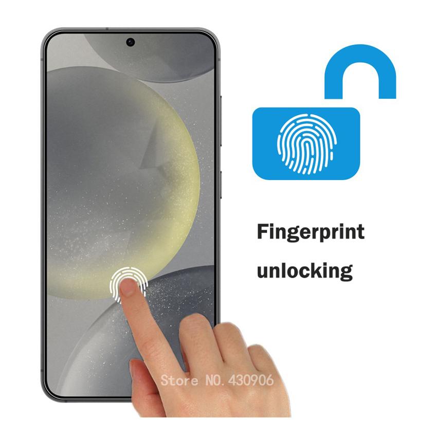 For Samsung Galaxy S24+ Screen Protector Screen Full Coverage High Quality Transparent Tempered Glass Film 2.5D edge 9H Hardness