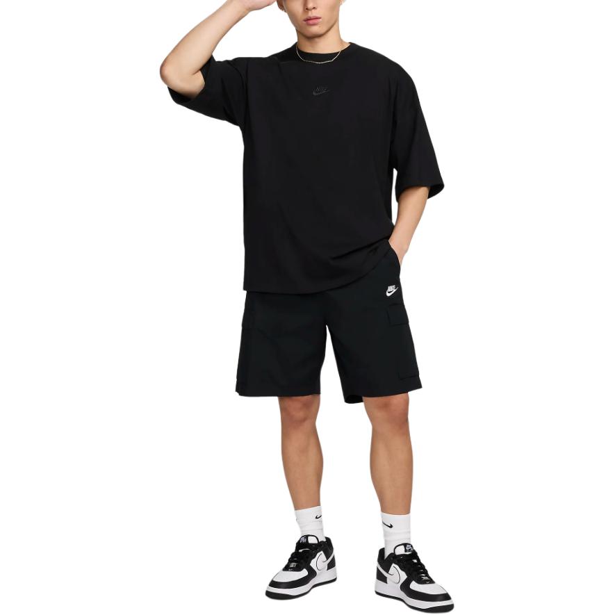 Nike T Shirts Men's Black Crew Neck HF9607-010