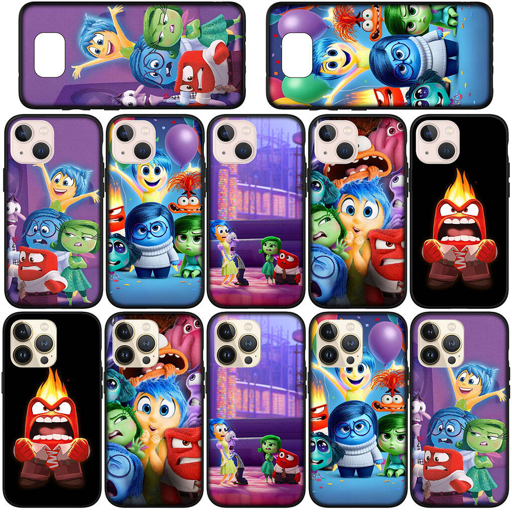 Phone Case for iPhone 17 16 15 Xiaomi Poco F8 F7 X7 X6 M8 C85 C75 C71 Redmi Note 14 13 12 11 Pro Max A3 A4 14C 13C 15C Sadness Inside Fear Out Cover