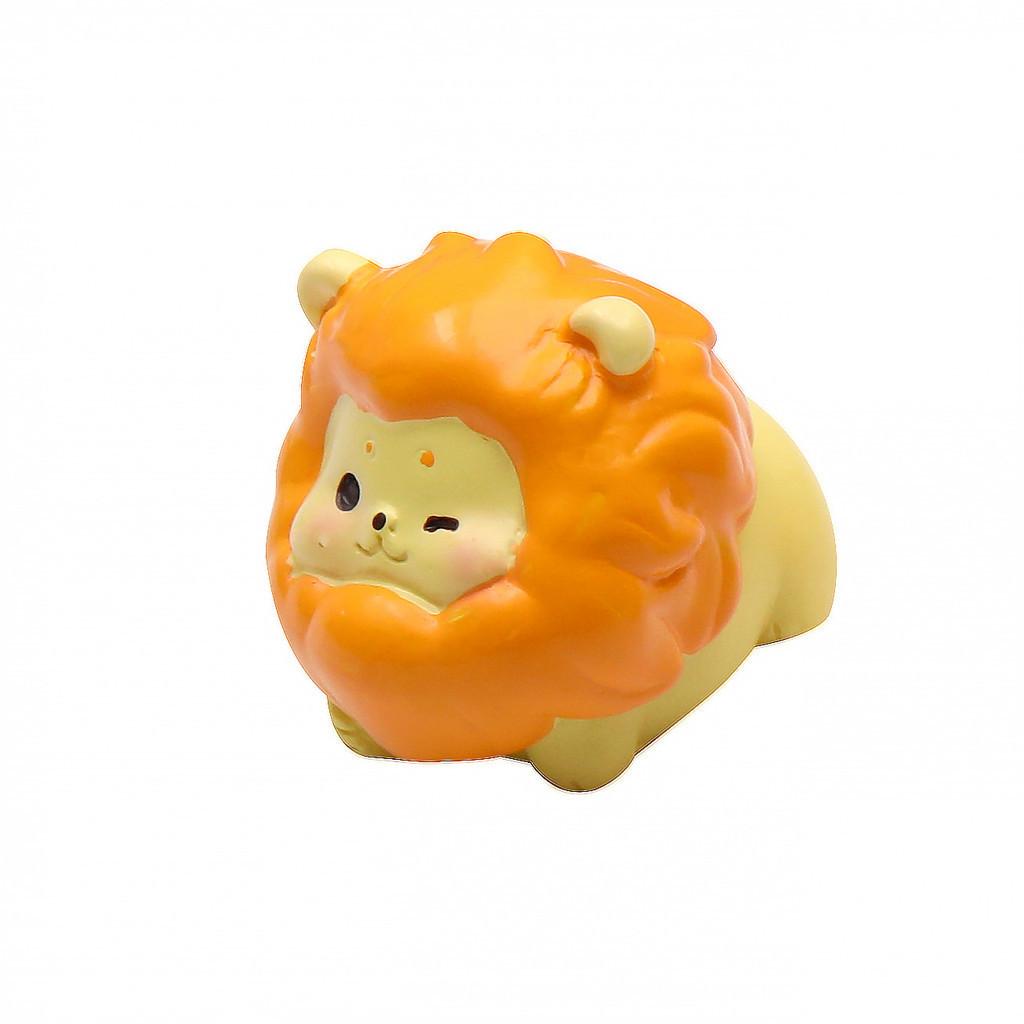 Adorable Resin Little Lions Set Of 8 Cute Cartoon Figurines Modern Decor