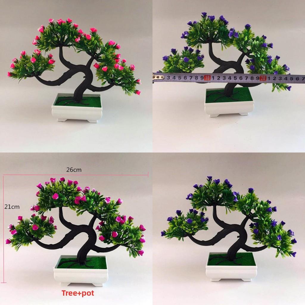 Artificial Rose Plant Pot With Plastic Construction For Home Decor And Gift Ideas