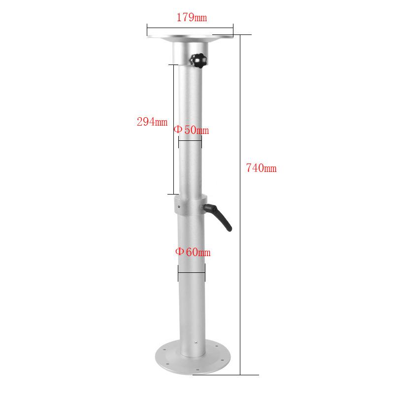 

Adjustable Aluminum Alloy Caravan Camper Telescopic Rv Table Leg for RV Camper Travel Trailer Motorhome Interior Parts серебряный