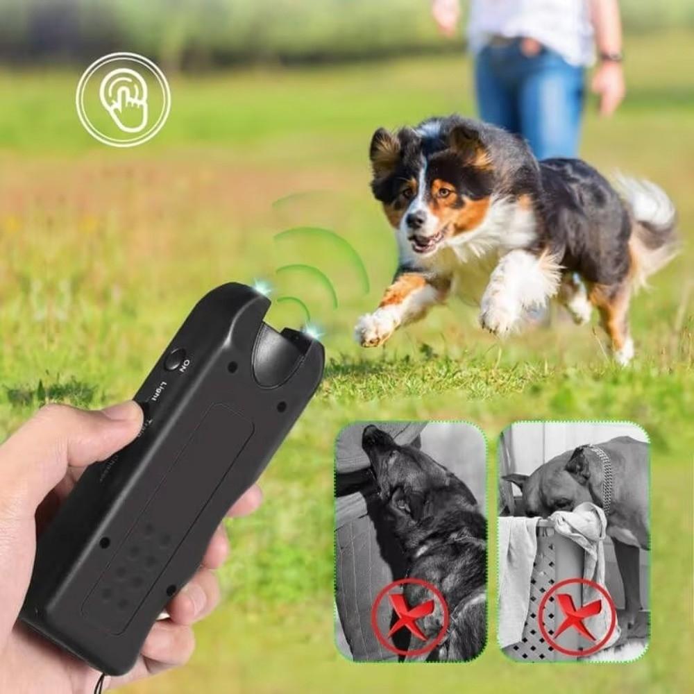 3 In1 Ultrasonic Dog Repeller LED Light Anti-barking Training Device Dog Bark Deterrent  Indoor Use