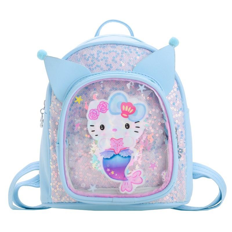 Children'S Backpack Fashion Sequins Kindergarten Elementary School Bag Cute Bow Foreign Style Girl Backpack