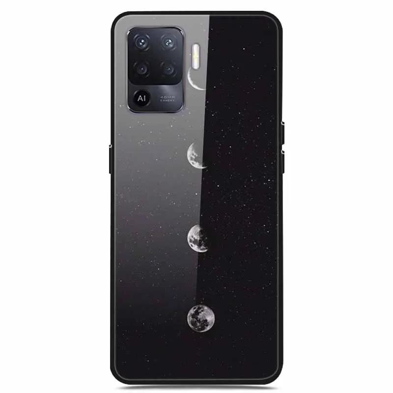 For OPPO Reno 5 Lite Case Luxury Tempered Glass Bumper for OppoA94 4G Phone Cover For OPPO A94 4G/ Reno5 Lite Glass Coque A94 4G