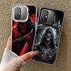 Death Grim Reaper Skull Scythe Shockproof Phone Case for Xiaomi Poco X7 X6 X5 X3 Pro F7 Ultra M8 Redmi 15C 15 14C 13C 12C 10C 13