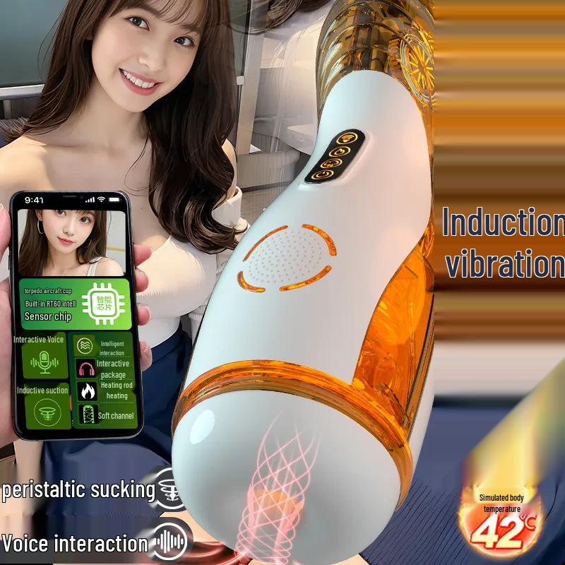 Long Love Electric Automatic Heating Telescopic Male Pleasure Cup