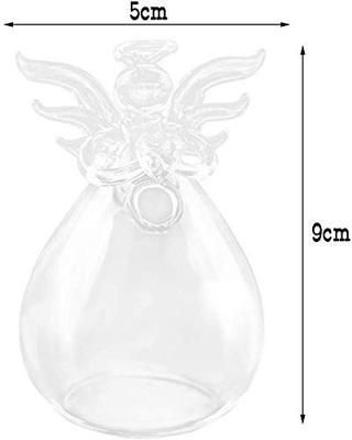 Transparent Vase Crystal Glass Vase Flower Arrangement Hydroponic Container Home Decoration