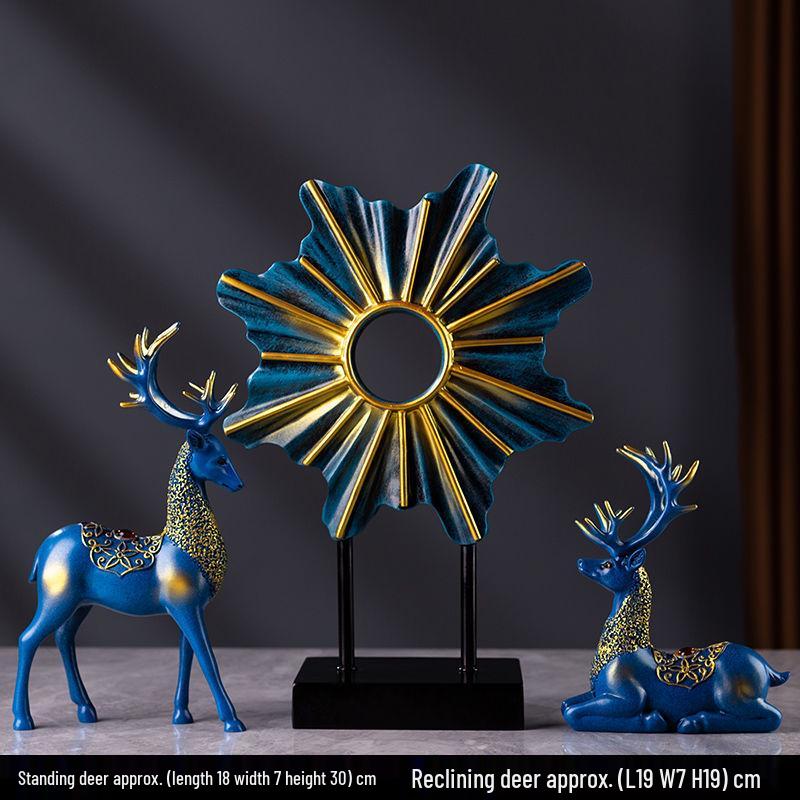 Creative Deer Ornament for Home Decor - Perfect for Living Room, Wine Cabinet, TV Stand, or Entryway Display