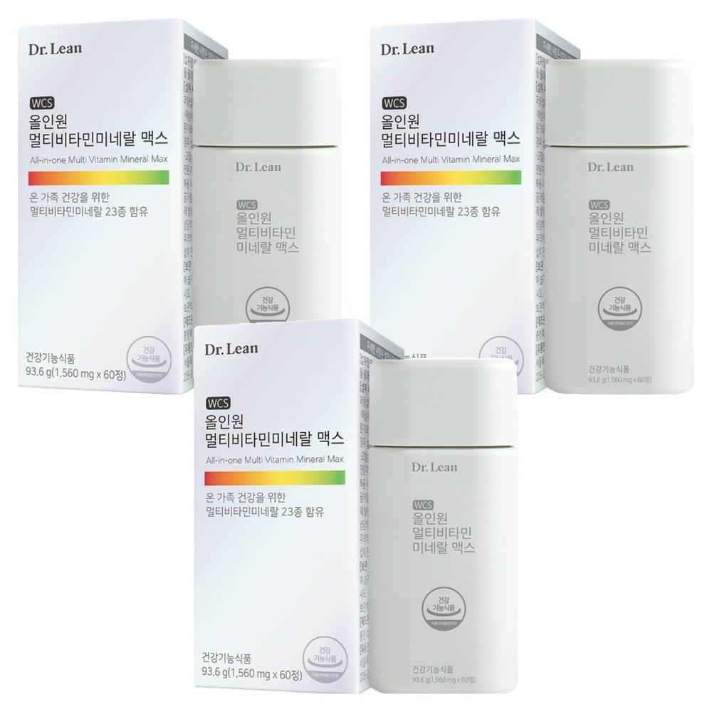 Dr. Lin All-in-One Multivitamin & Mineral Max 60 Tablets 3 Pcs