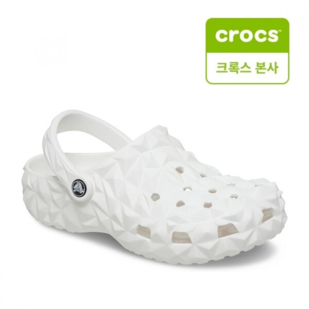 

Crocs Classic Geometric Clogs Sandals Slippers White 209563 100 white/M5W7(240mm)