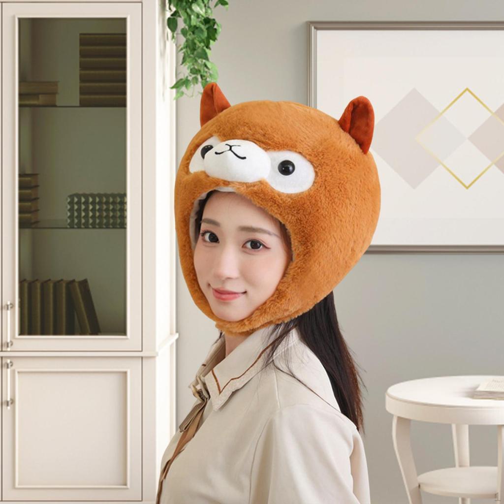 Alpaca Animal Hat Costume Accessories for Cosplay Carnival