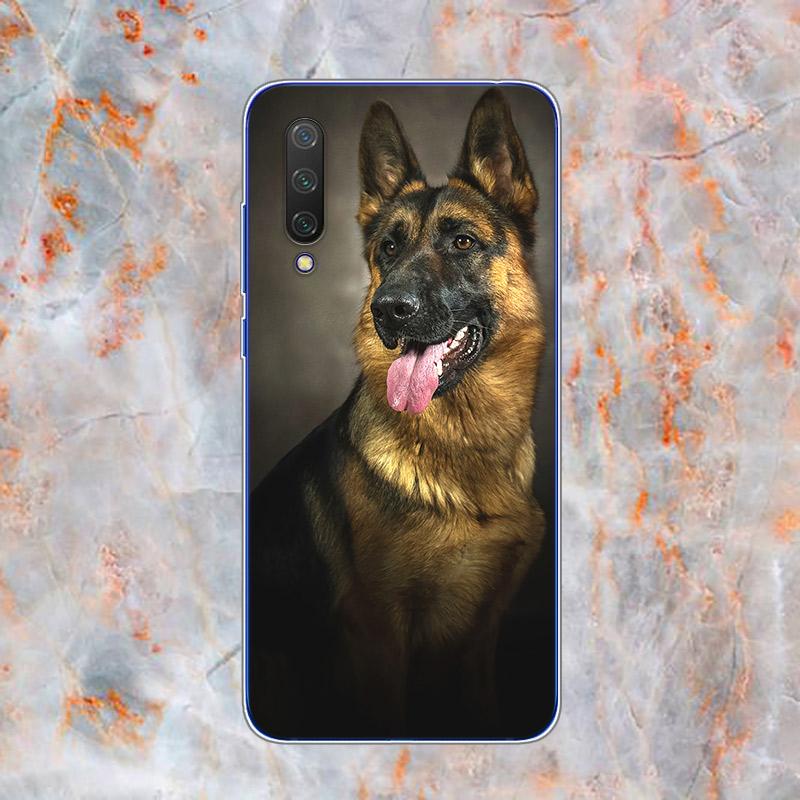 German Shepherds Dogs Soft TPU Silicone Cover For Xiaomi Mi Note 11 10T 10 9 9T SE 8 Lite Pro Ultra 5G Phone Case