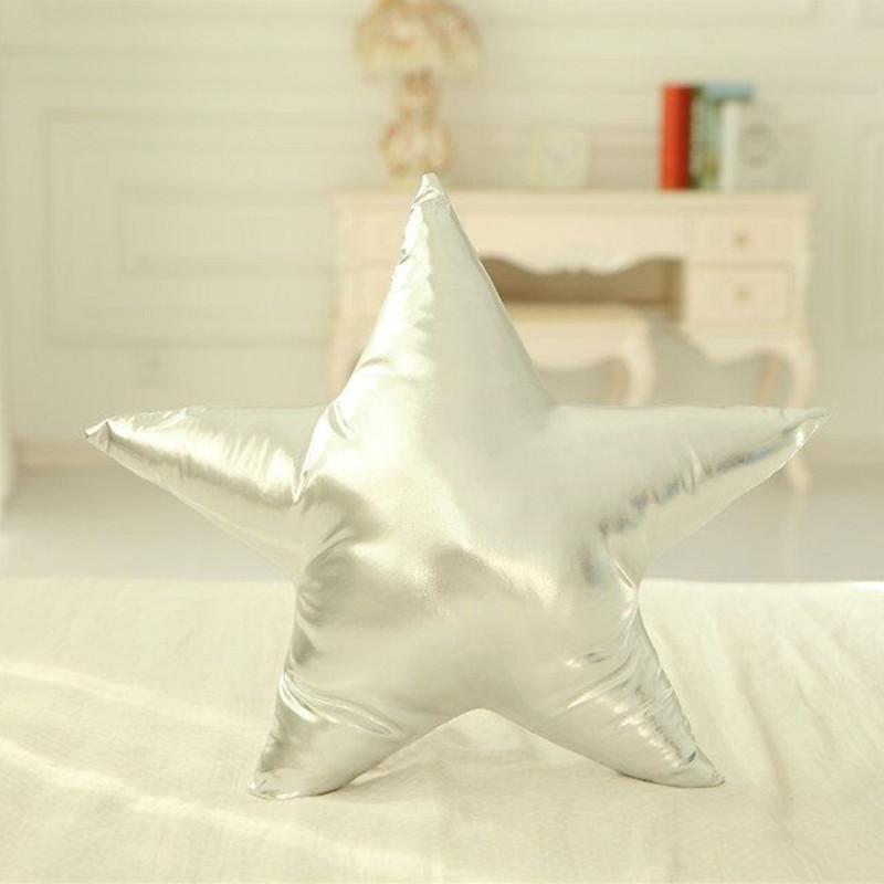 Gold Red Silver Heart Moon Star Cushion Pillow For Sofa And Room Decoration