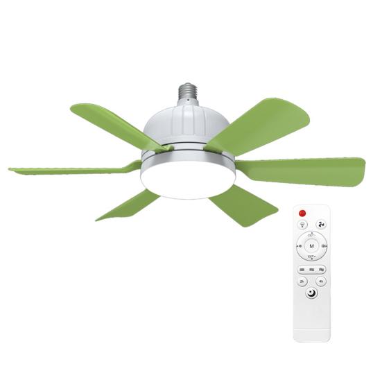 Wentylator sufitowy z lampą i pilotem. Ultracichy silnik. 3 prędkości wiatru. Możliwość ściemniania. Łatwa instalacja. Wentylator sufitowy E27 LED z lampą.