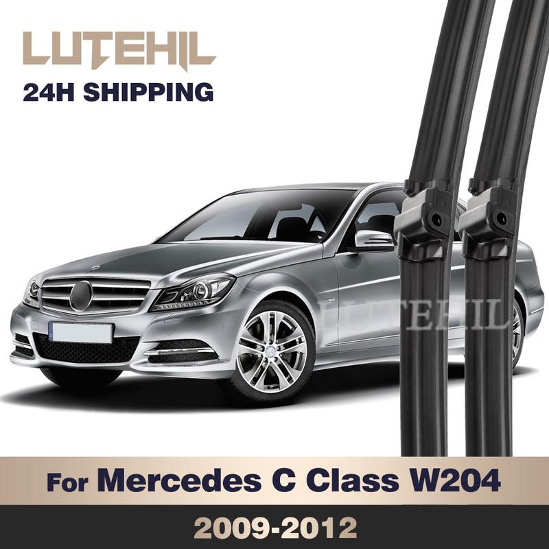 Для Mercedes-Benz C-Class W204 2009-2012 2010 2011 Дворники Передние Щетки Стеклоочистителя Лобовое Стекло Окно Щетка 24 +24 Right hand drive