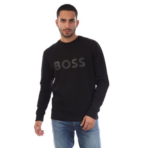 BOSS Herren Salbo Logo Stretch Sweatshirt