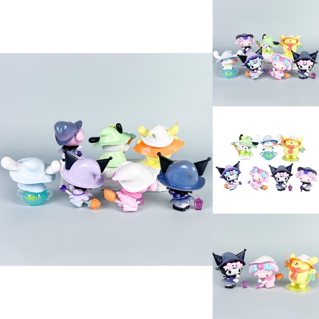 Hello Kitty Kuromi Magic Cinnamoroll Melody Themed Model Desktop Ornament For Kids And Fans