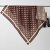 Polka dot double-sided heterochrome ethnic style retro 91 velvet large square scarf silk scarf women's spring and autumn warm shawl scarf scarf