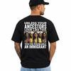 "Unless Your Ancestors Look Like This" Graphic T‑Shirt, Unisex Cotton Casual Tee