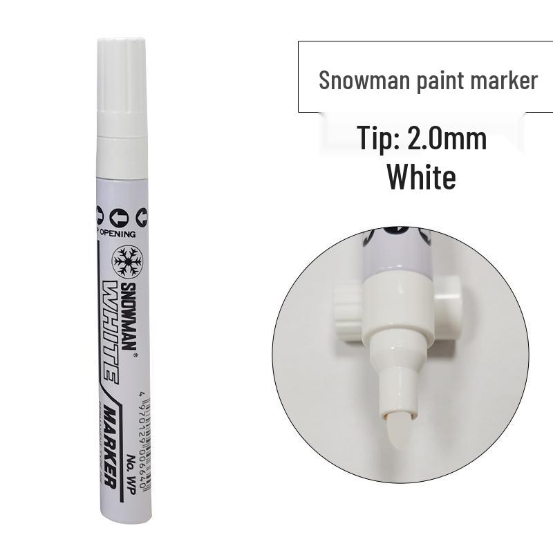 Japan Yeti Waterproof Alcohol-Resistant Paint Marker, 1.5-3mm, Fade-Proof, Low Halogen