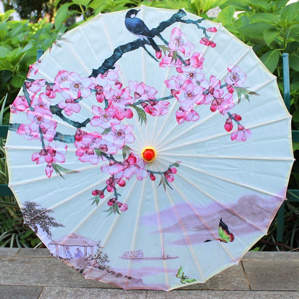 Parapluie en papier huilé 56cm Costumes Parapluie de photographie Scène de fête de demoiselles d'honneur
