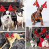 Tizzy 6 Set Dog Elk Antler Headband for Christmas Dog Cat Pet Christmas Costume Pet