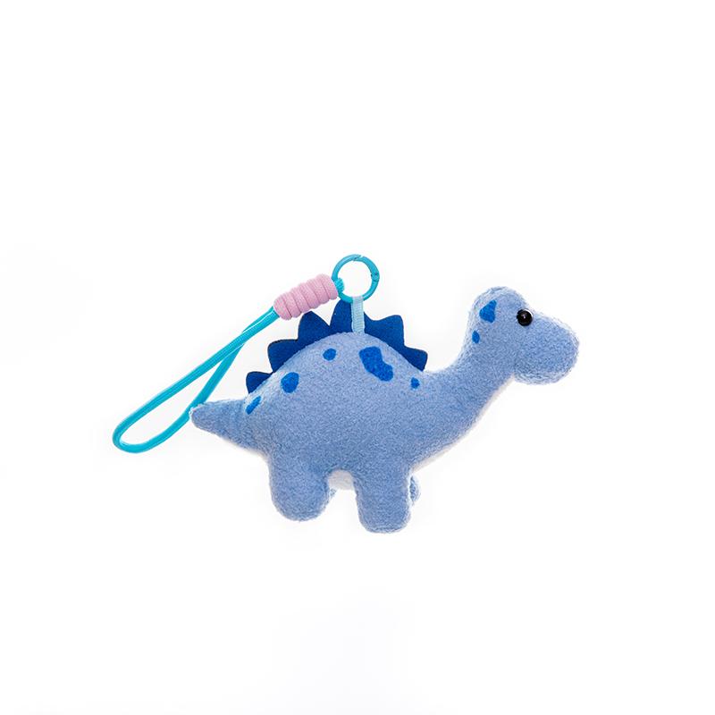 17cm Dinosaurussen Pluche Hanger Gevuld Cartoon Dier Sleutelhanger Tyrannosaurus Rex Tanystropheus Sleutelhanger Kinderen Kerst Verjaardag Cadeaus gray
