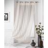 Eyelet Panel Voile Curtain - EDEN - Malta - 140 X 240 Cm - 100% Polyester - Striped Sand