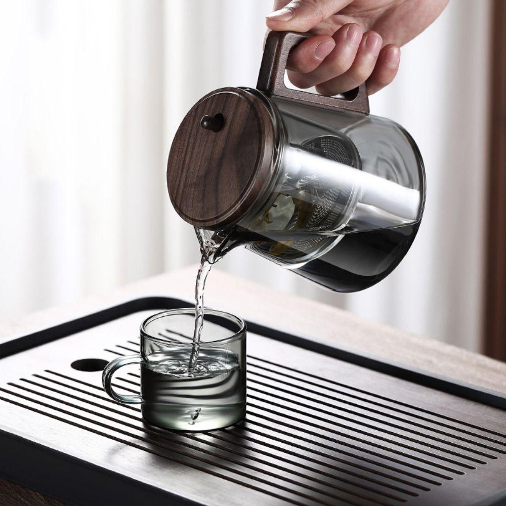 Creative Tea Pot with Infusers 650ML One-button Filtering Teapot  Drinkware