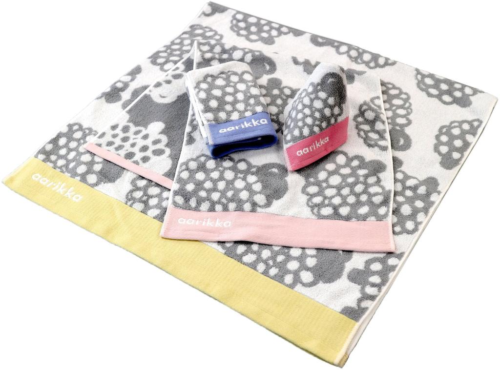 Marushin Aarikka Bath Made In Imabari 6065000300 Towel, 60x120cm, Lambskin, 100% Cotton, Japan, Certified, Mother's Day, Birthday, Gift,