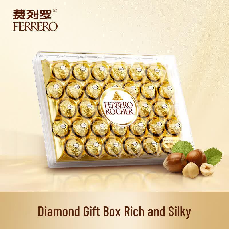 Ferrero Rocher Hazelnut Chocolate Confections