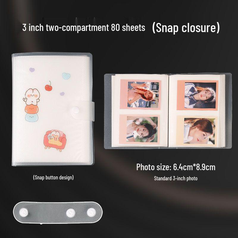 3-Inch Polaroid & Ticket Storage Album for Stargazing Keepsakes