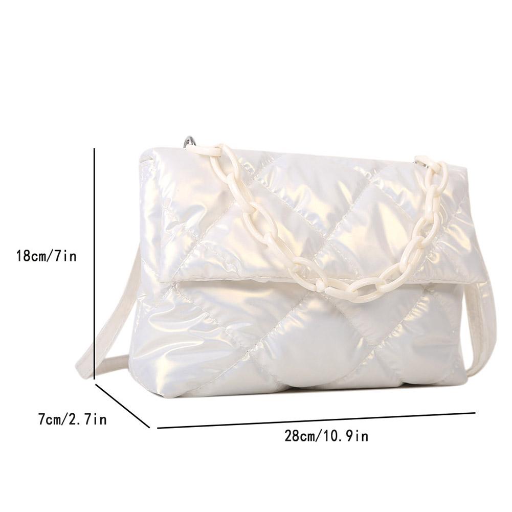 Women Winter Tote Bag Mobile Space Glossy Female Down Bags Cotton-Padded Jacket Shoulder Handbag Cheap Items 2023 Christmas Bags